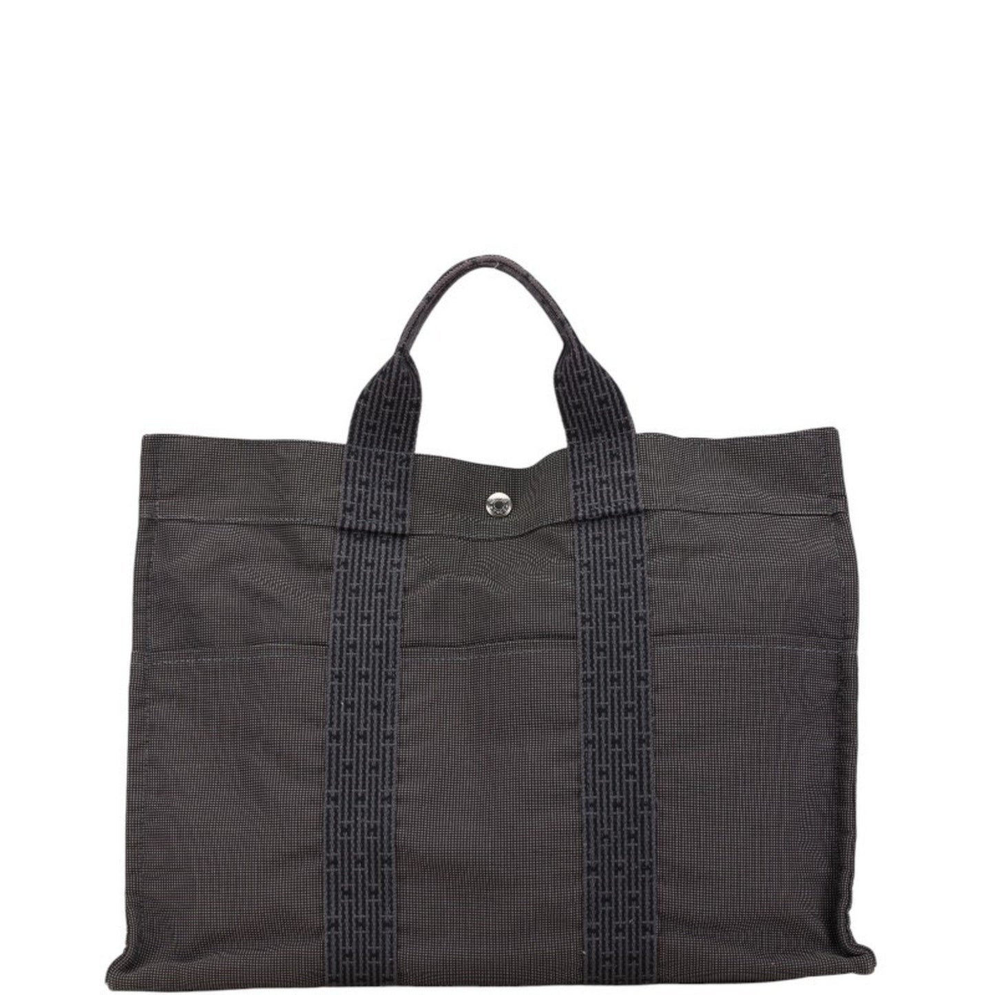 Hermès Gray Canvas Herline