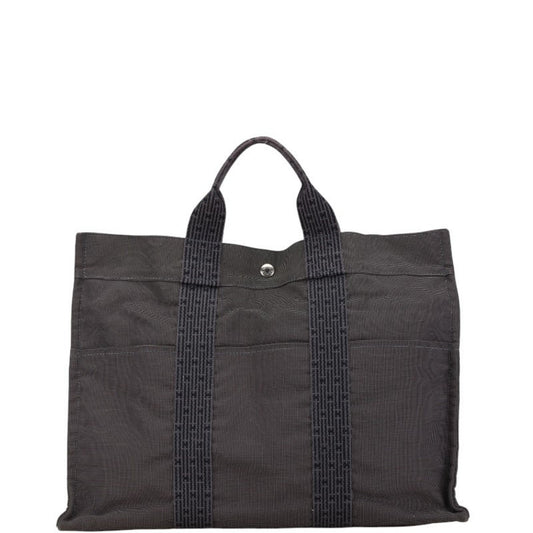 Hermès Gray Canvas Herline