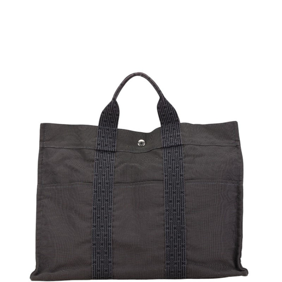 Hermès Gray Canvas Herline