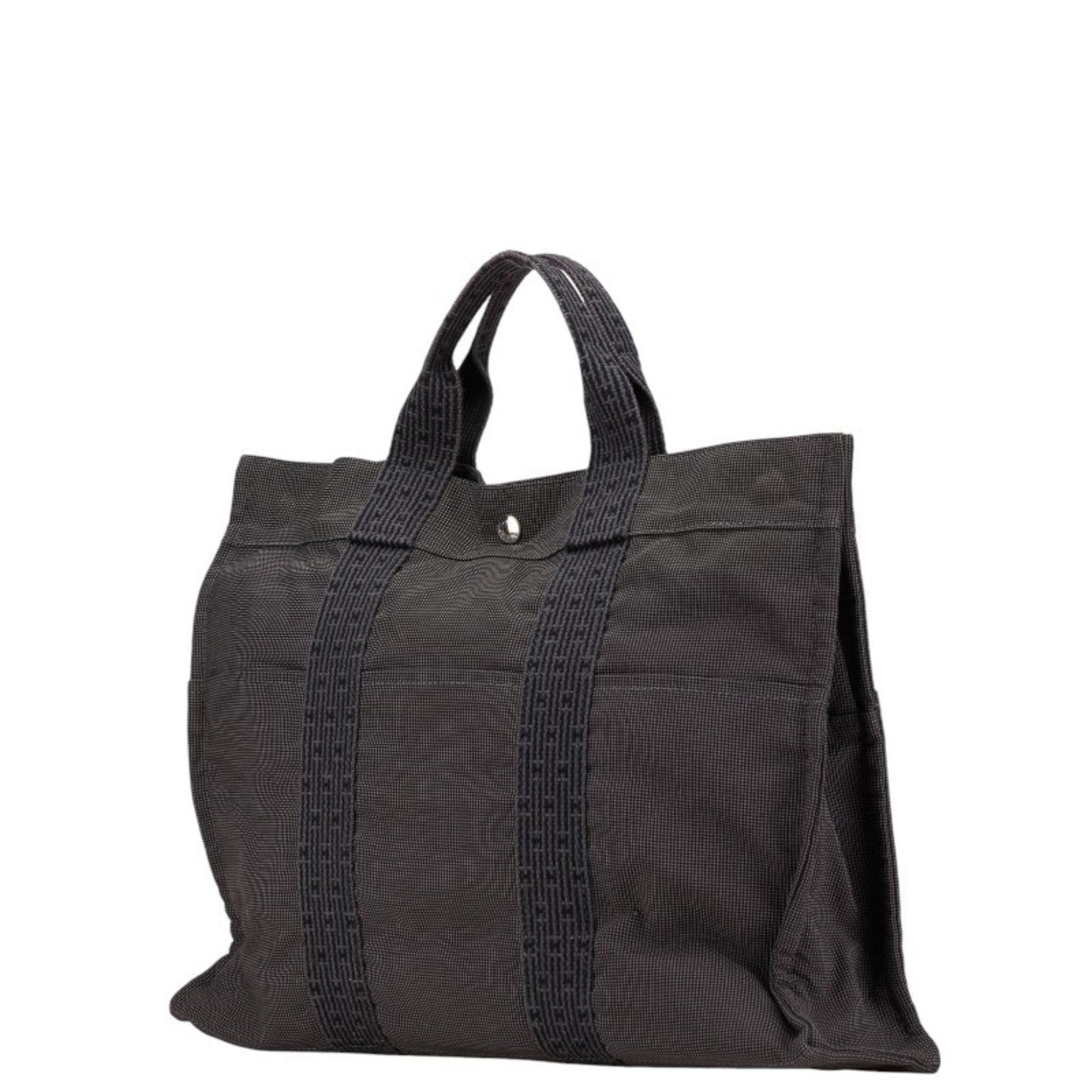 Hermès Gray Canvas Herline