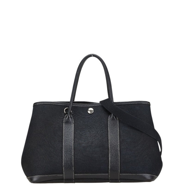 Salvatore Ferragamo Brown Canvas Gancini