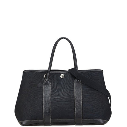 Salvatore Ferragamo Brown Canvas Gancini
