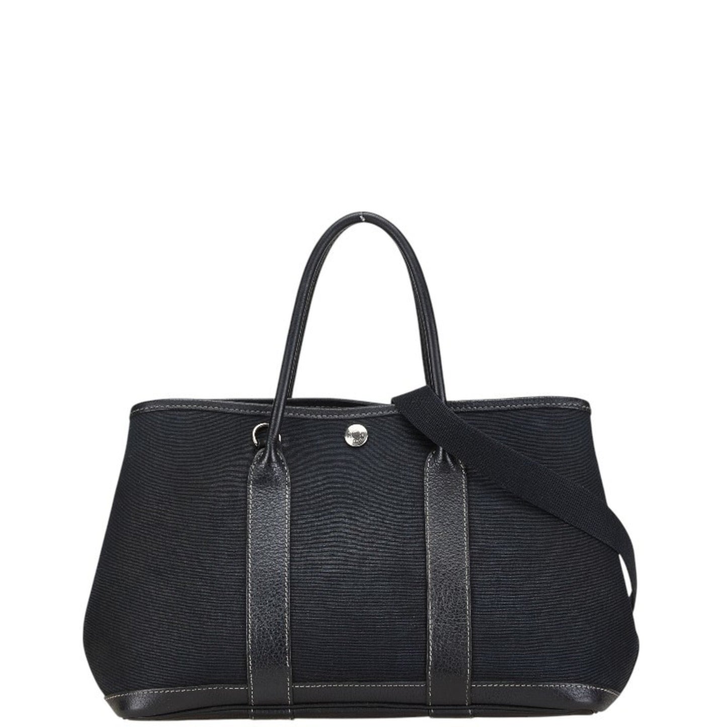 Hermès Black Canvas Garden Party