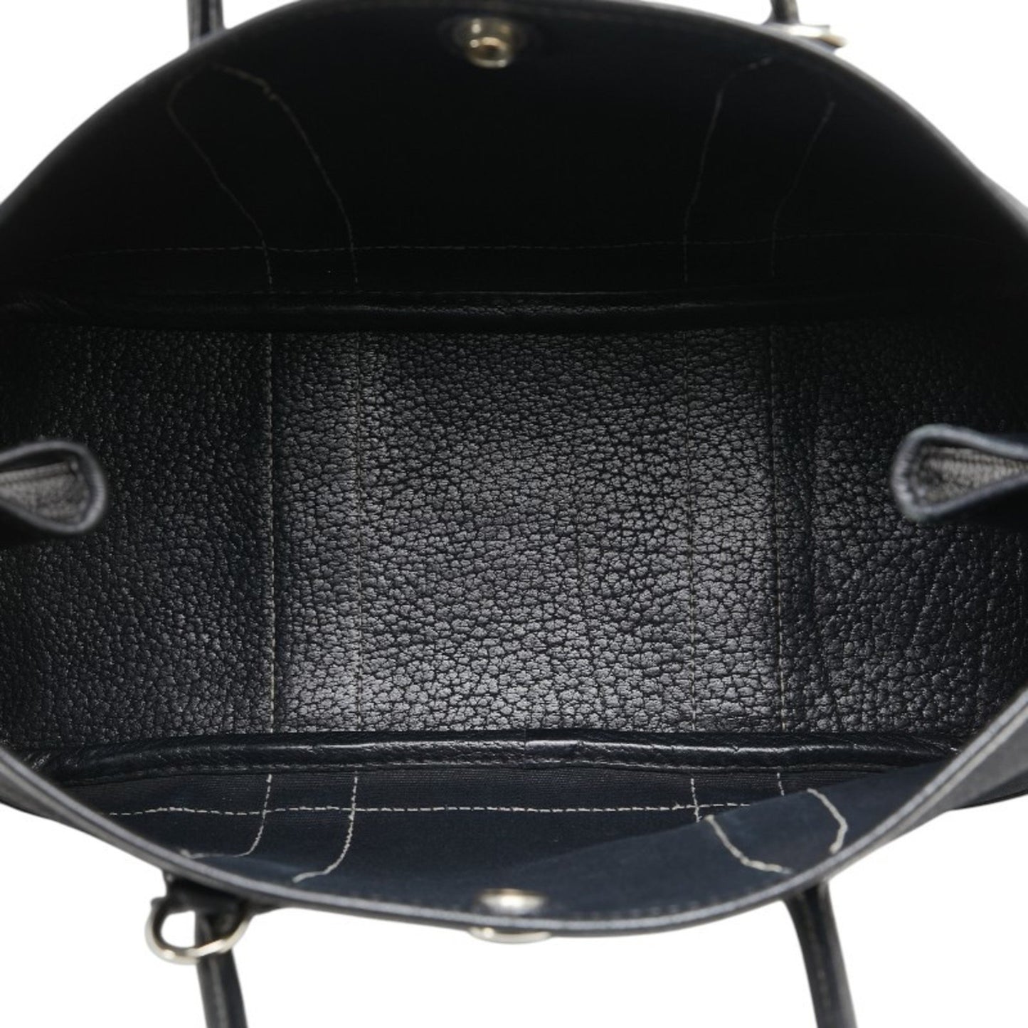 Hermès Black Canvas Garden Party