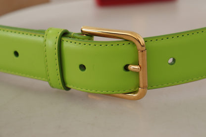 Dolce & Gabbana Elegant Leather Belt With Mini Bag Accessory