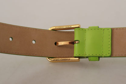 Dolce & Gabbana Elegant Leather Belt With Mini Bag Accessory