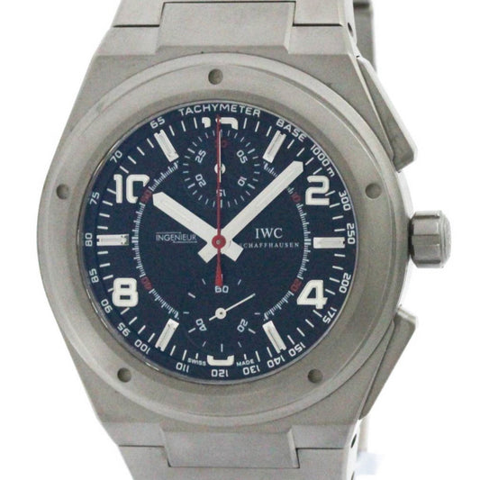 Iwc Schaffhausen Blue Titanium Watch
