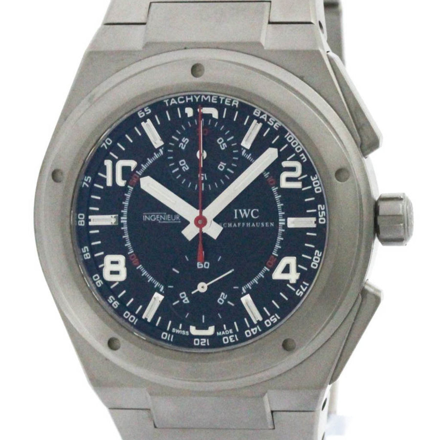 Iwc Schaffhausen Blue Titanium Watch