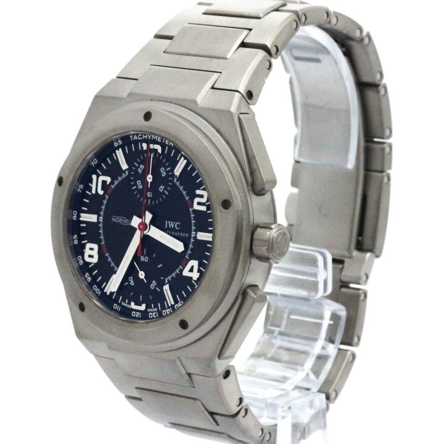 Iwc Schaffhausen Blue Titanium Watch