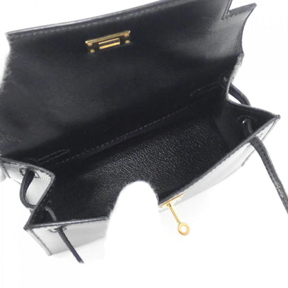 Hermès Black Leather Handbag