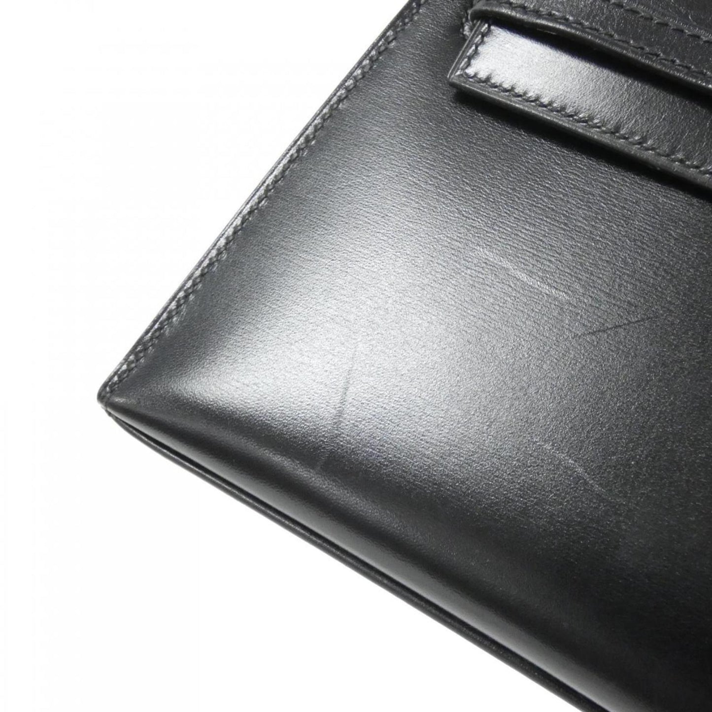 Hermès Black Leather Handbag