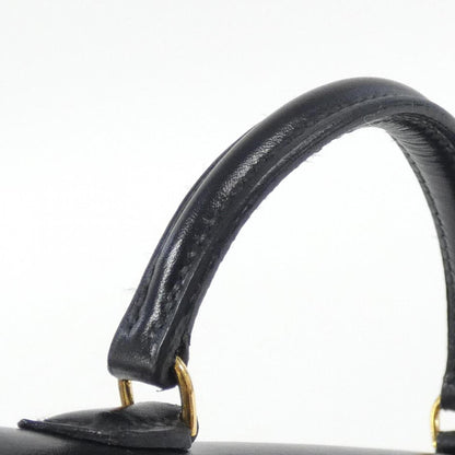 Hermès Black Leather Handbag
