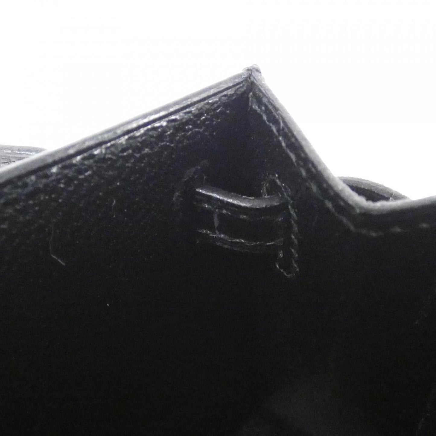 Hermès Black Leather Handbag