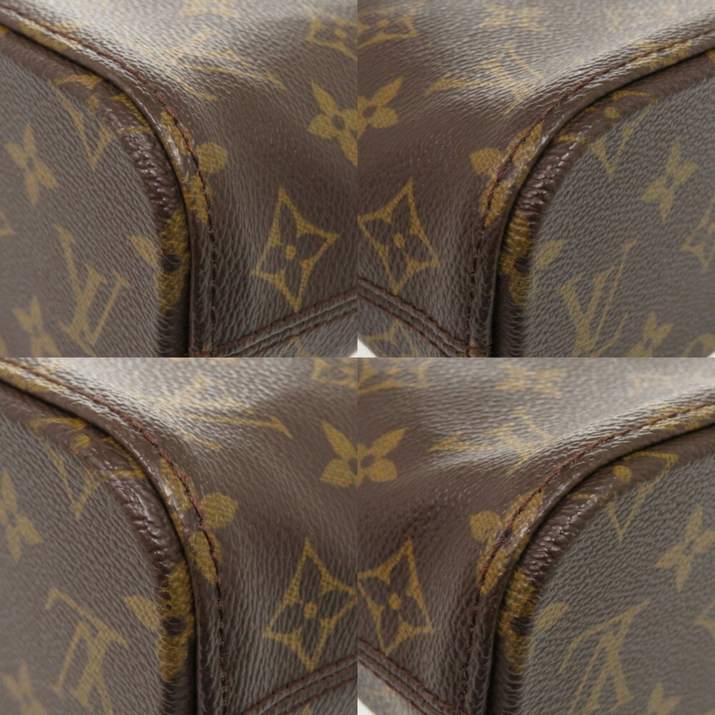 Louis Vuitton Brown Canvas Handbag