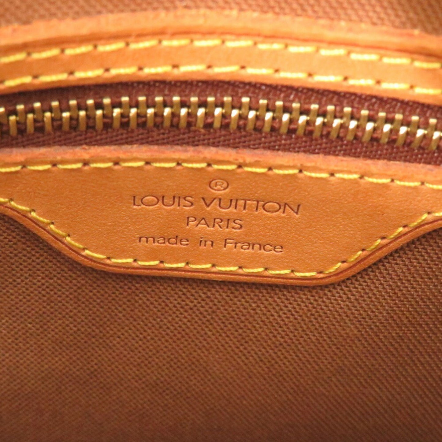 Louis Vuitton Brown Canvas Handbag