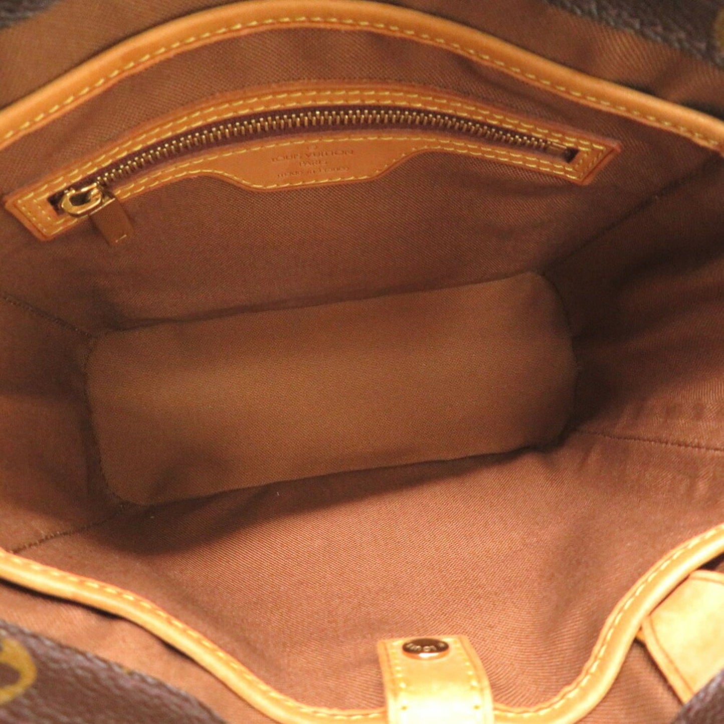 Louis Vuitton Brown Canvas Handbag