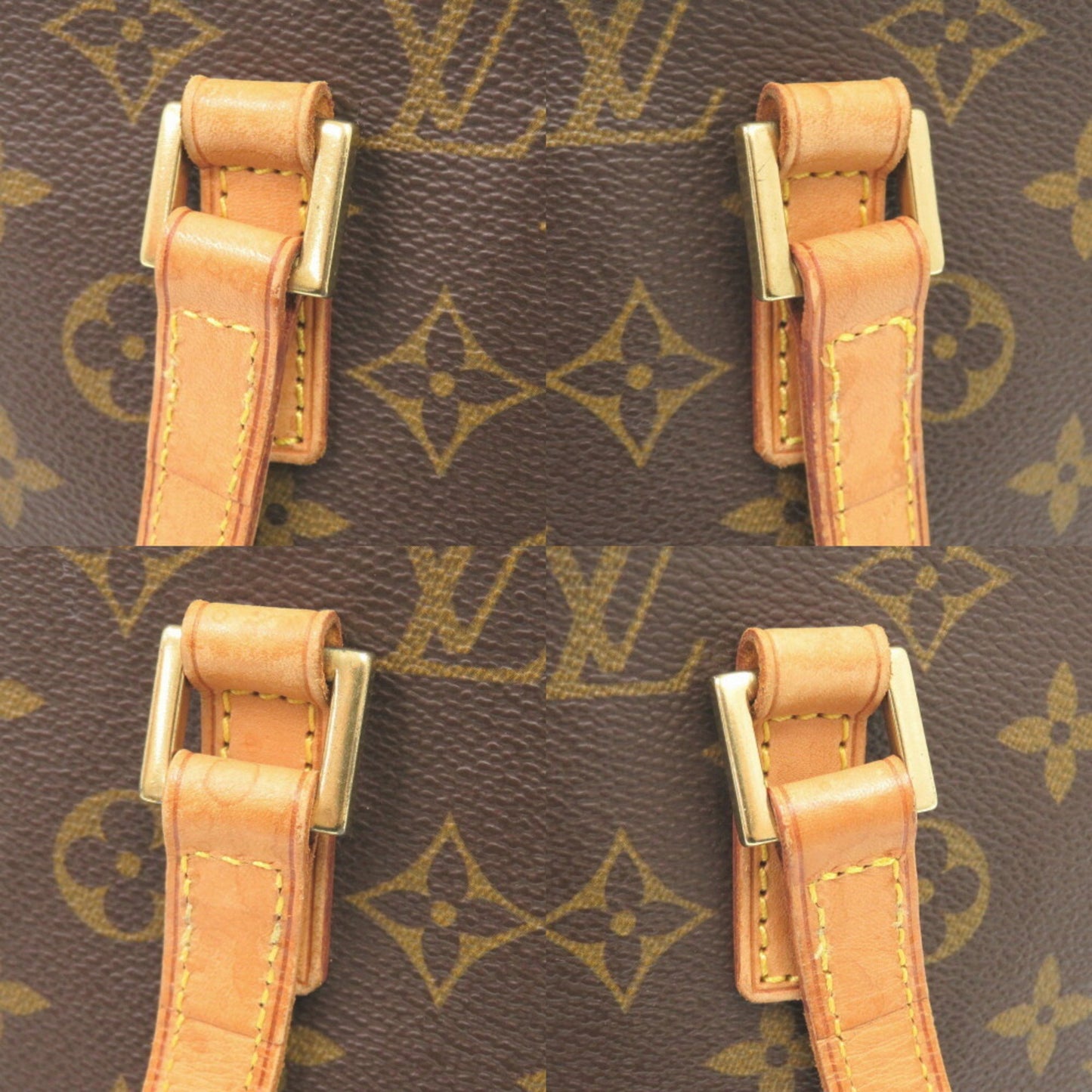 Louis Vuitton Brown Canvas Handbag