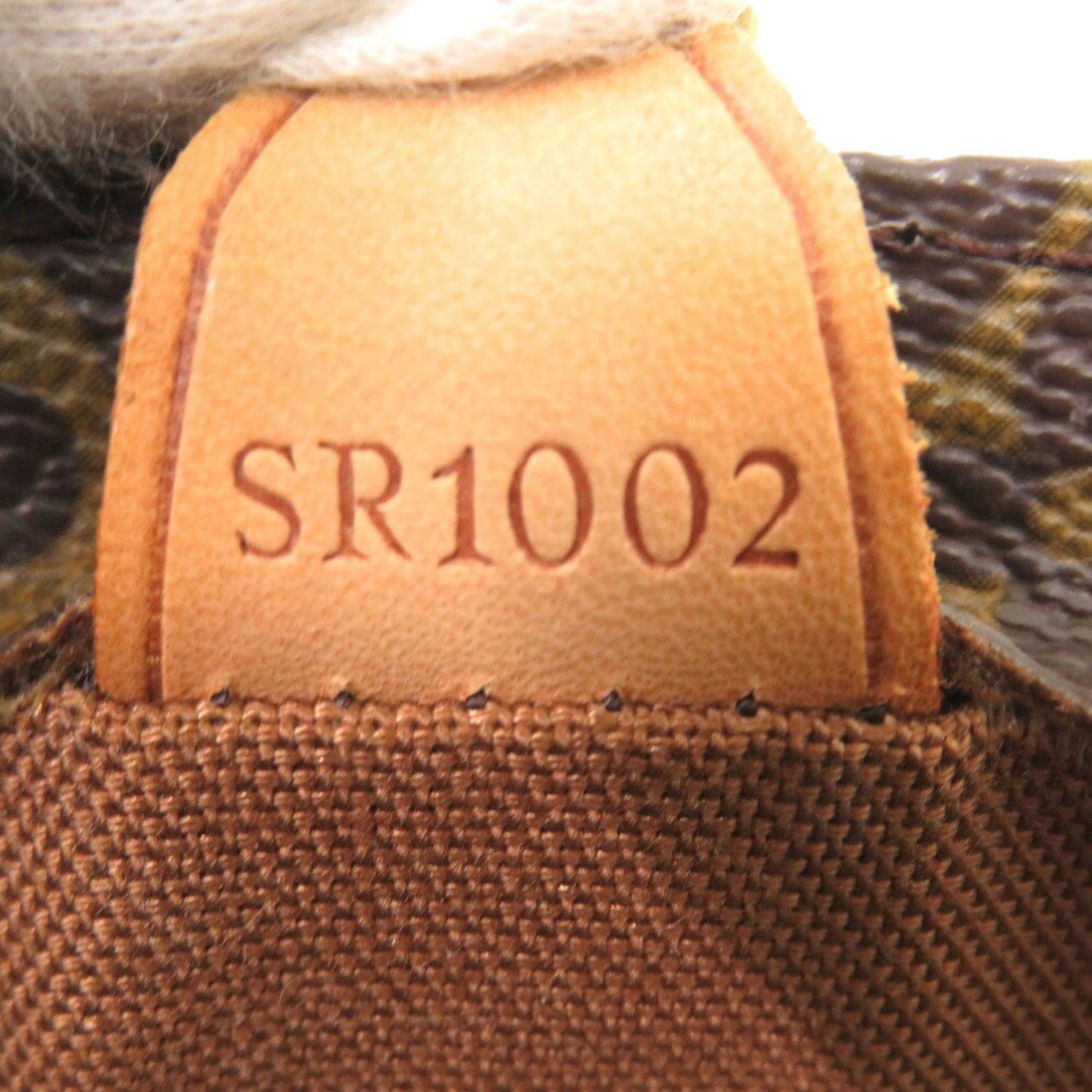 Louis Vuitton Brown Canvas Handbag