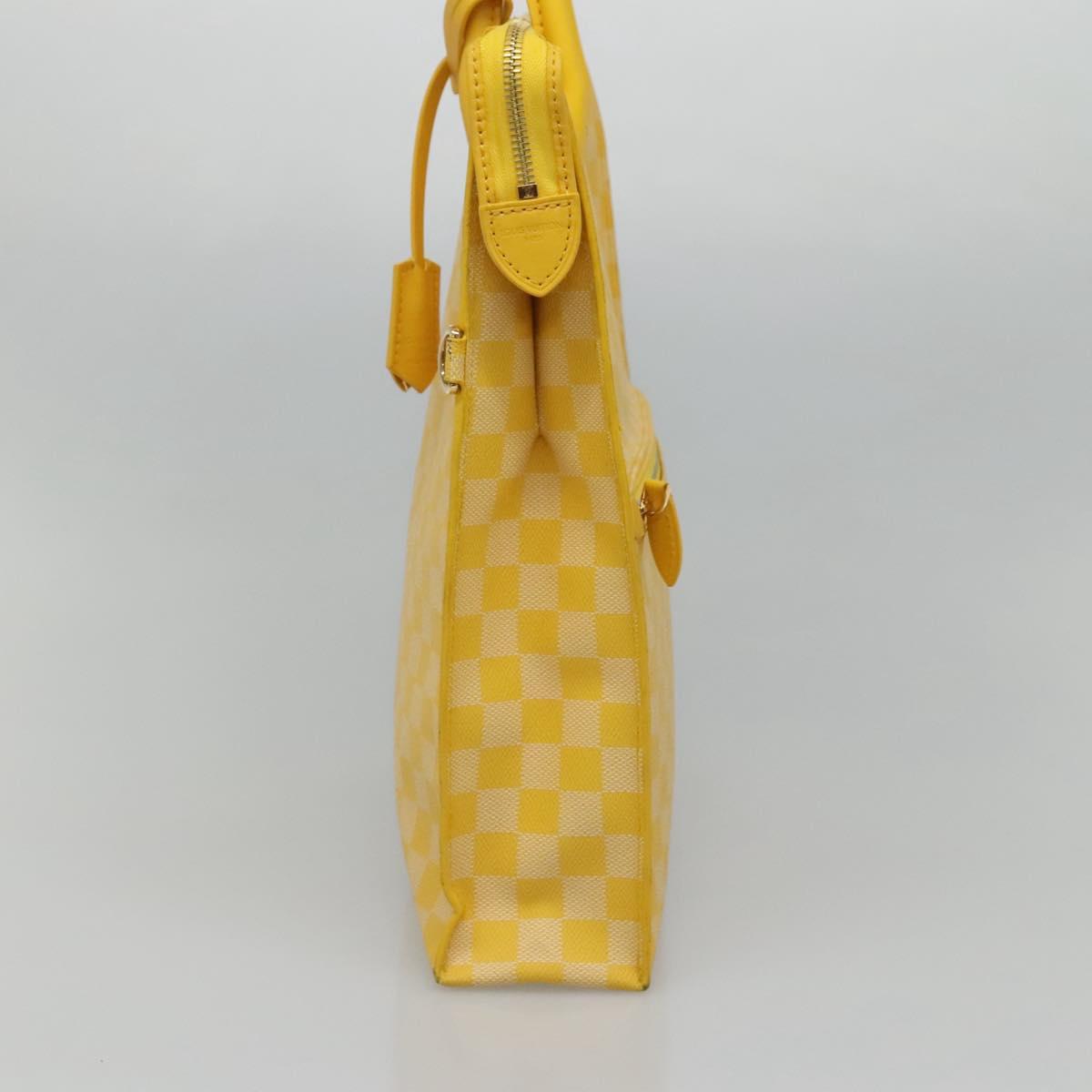 Louis Vuitton Yellow Canvas Handbag