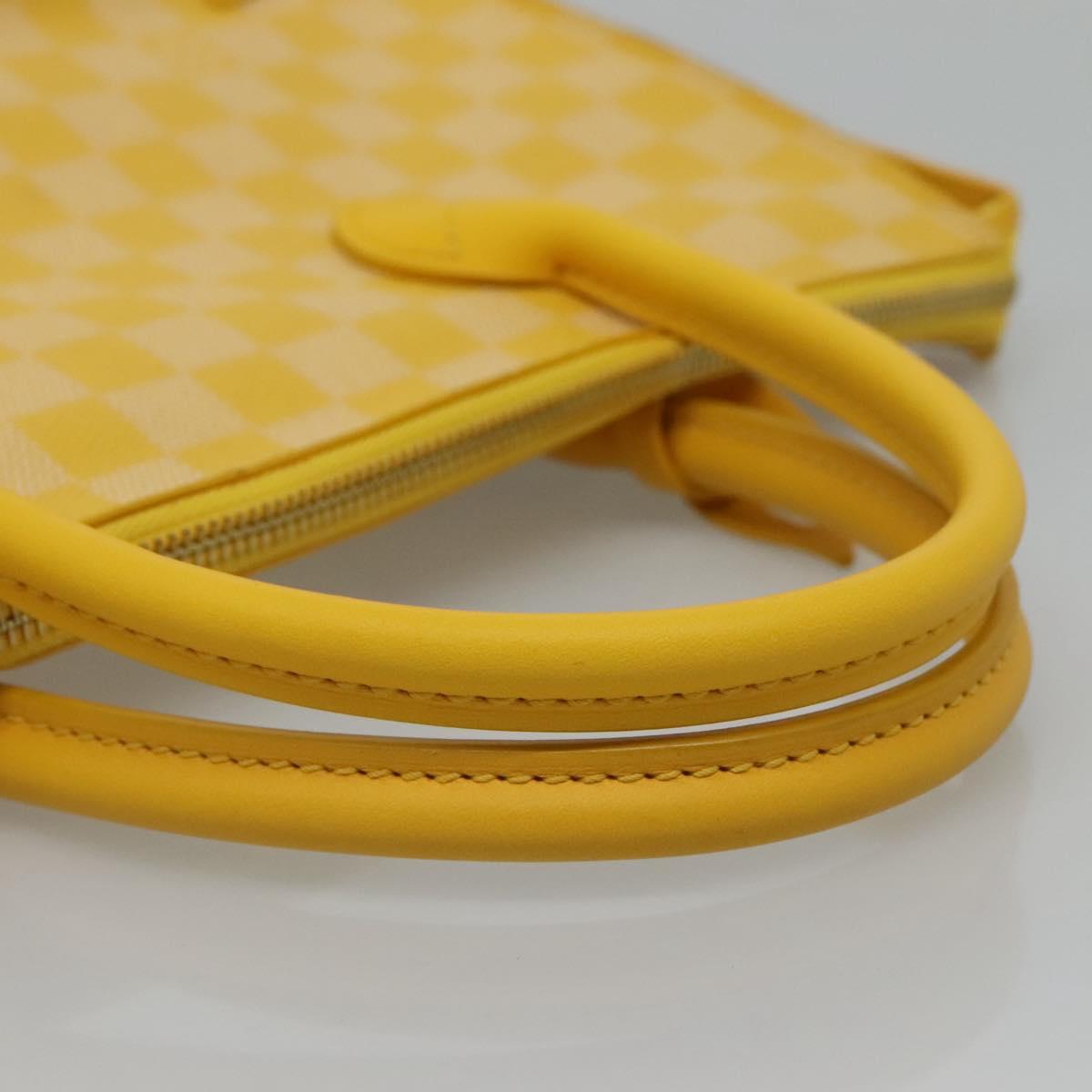 Louis Vuitton Yellow Canvas Handbag