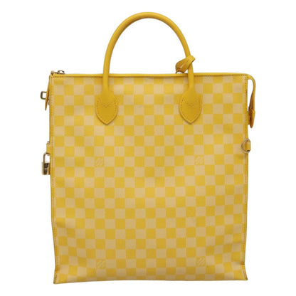 Louis Vuitton Yellow Canvas Handbag
