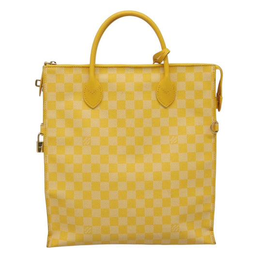 Louis Vuitton Yellow Canvas Handbag
