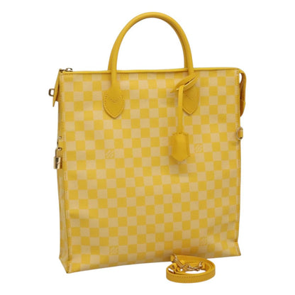 Louis Vuitton Yellow Canvas Handbag