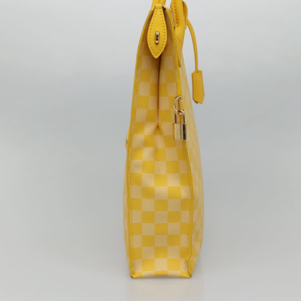 Louis Vuitton Yellow Canvas Handbag