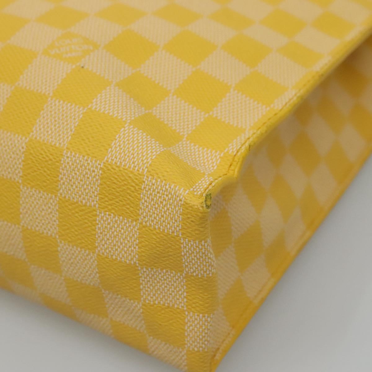 Louis Vuitton Yellow Canvas Handbag