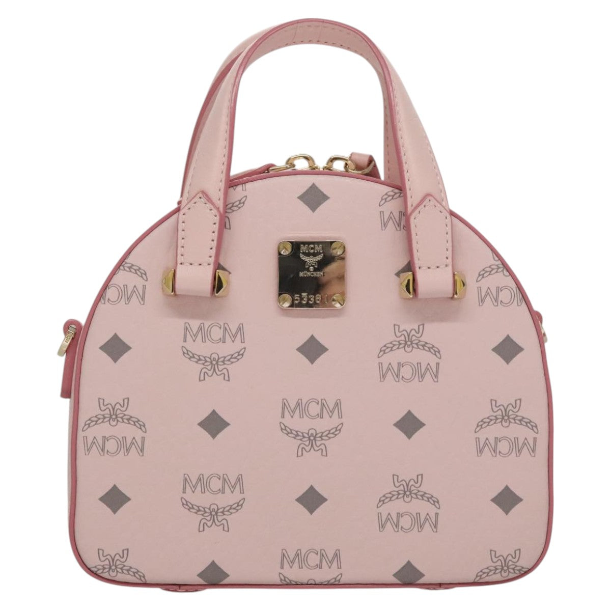 Mcm Pink Canvas Visetos