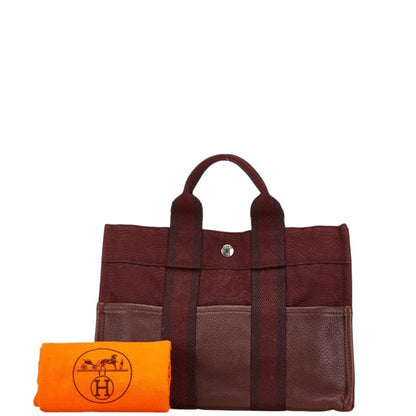Hermès Red Canvas Fool Toe