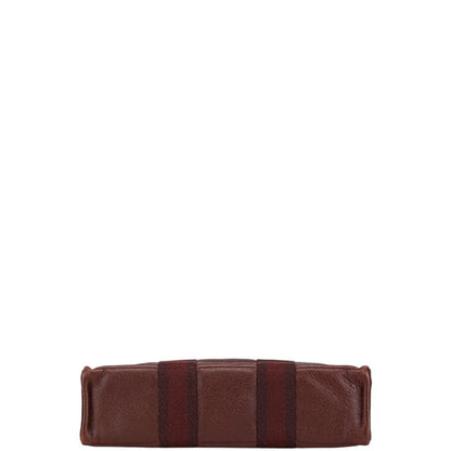 Hermès Red Canvas Fool Toe