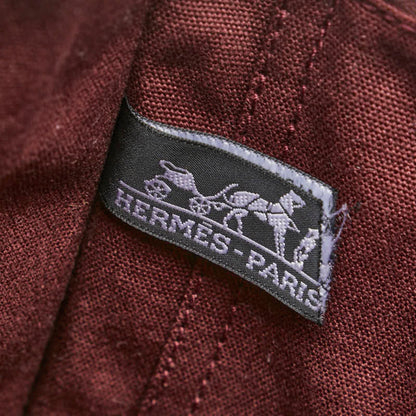 Hermès Red Canvas Fool Toe