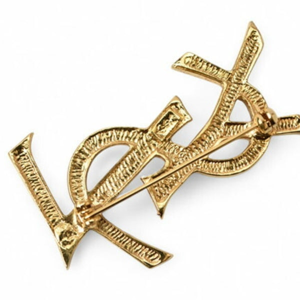 Chanel Gold Gold Plated Broche