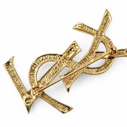 Chanel Gold Gold Plated Broche