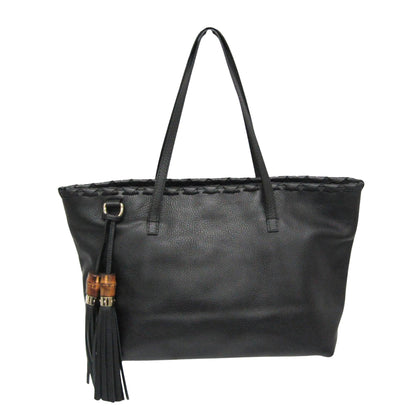 Gucci Black Leather Tote