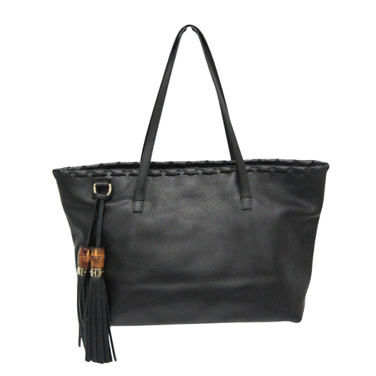 Gucci Black Leather Tote
