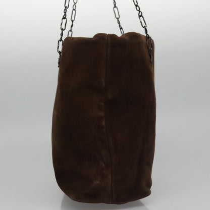 Prada Brown Suede Shoulder