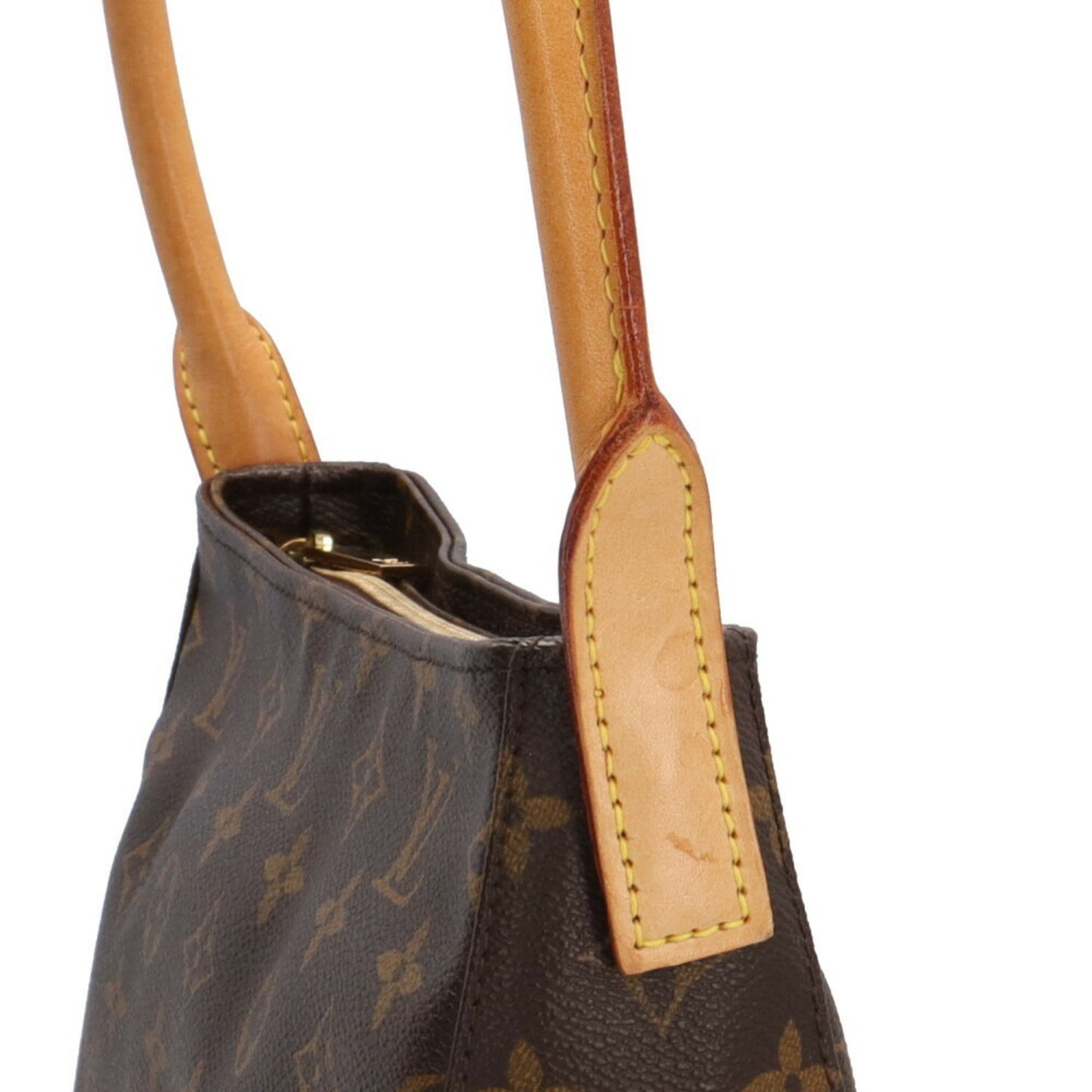 Louis Vuitton Brown Canvas Looping Mm