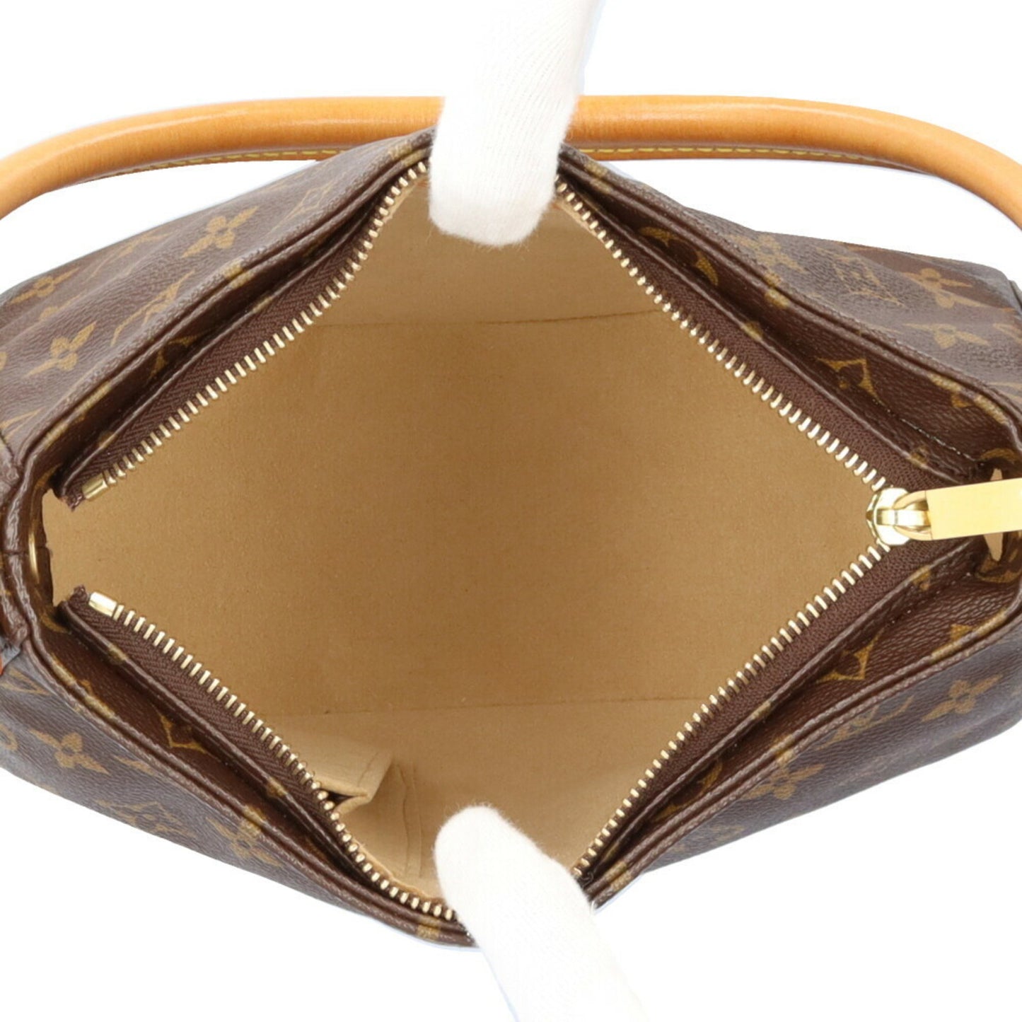 Louis Vuitton Brown Canvas Looping Mm
