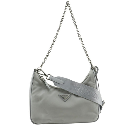 Prada Gray Synthetic Re-edition
