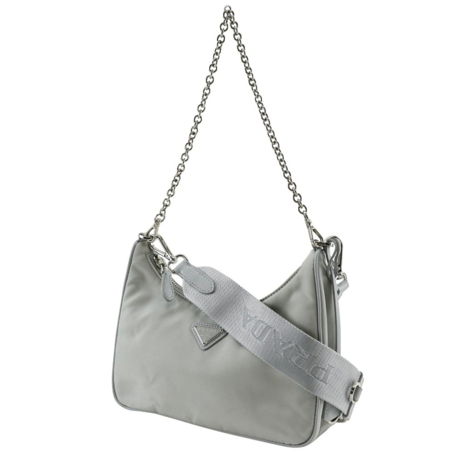 Prada Gray Synthetic Re-edition