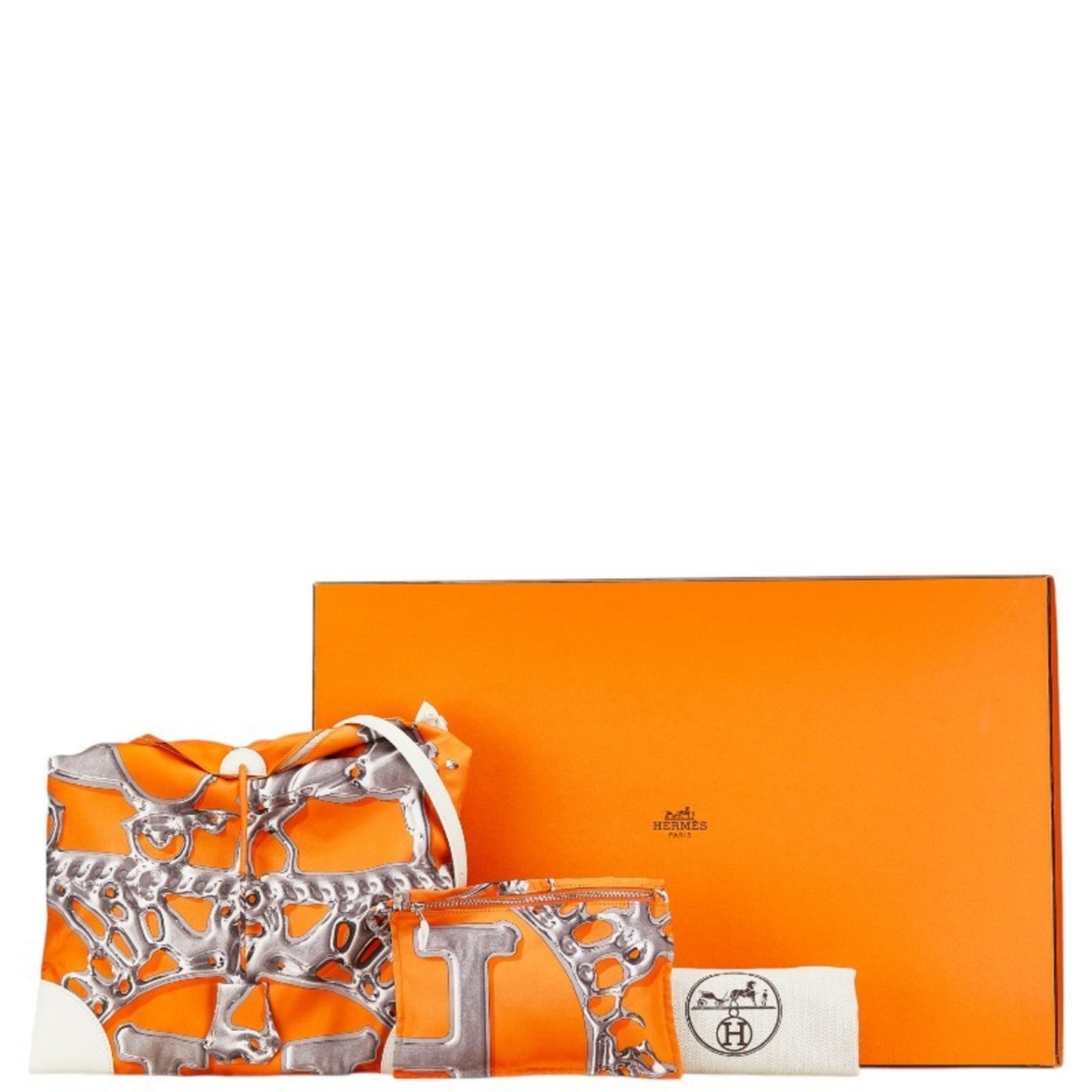 Hermès Orange Silk Silk City
