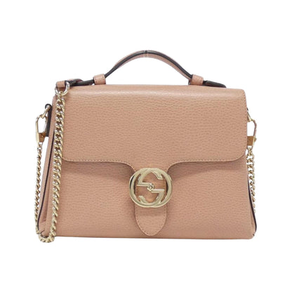 Gucci Pink Leather Handbag