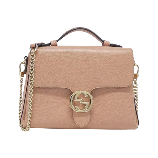 Gucci Pink Leather Handbag
