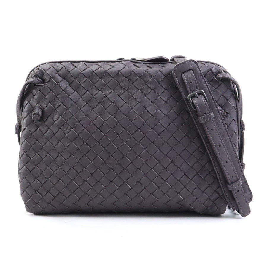 Bottega Veneta Purple Leather Intrecciato