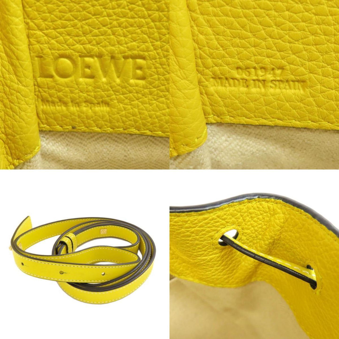 Loewe Yellow Leather Hammock