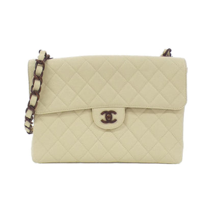 Chanel Brown Leather Jumbo
