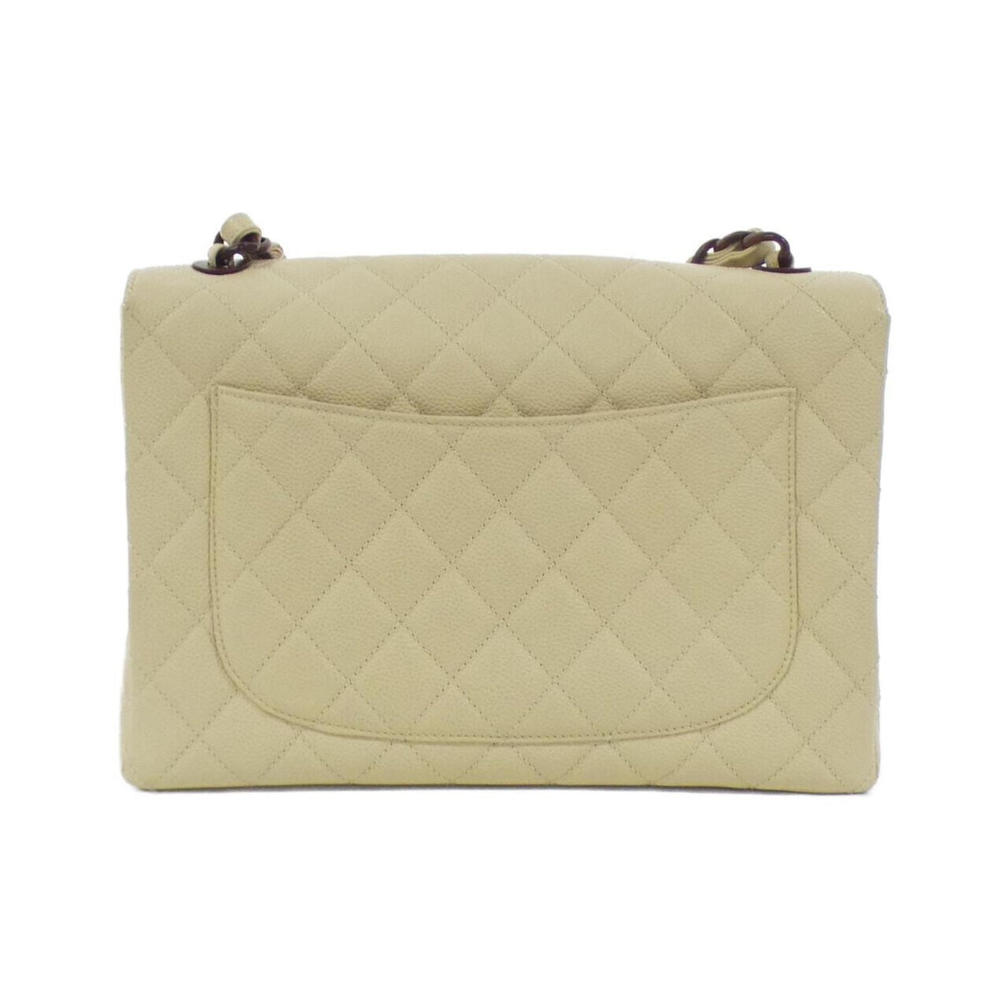 Chanel Brown Leather Jumbo