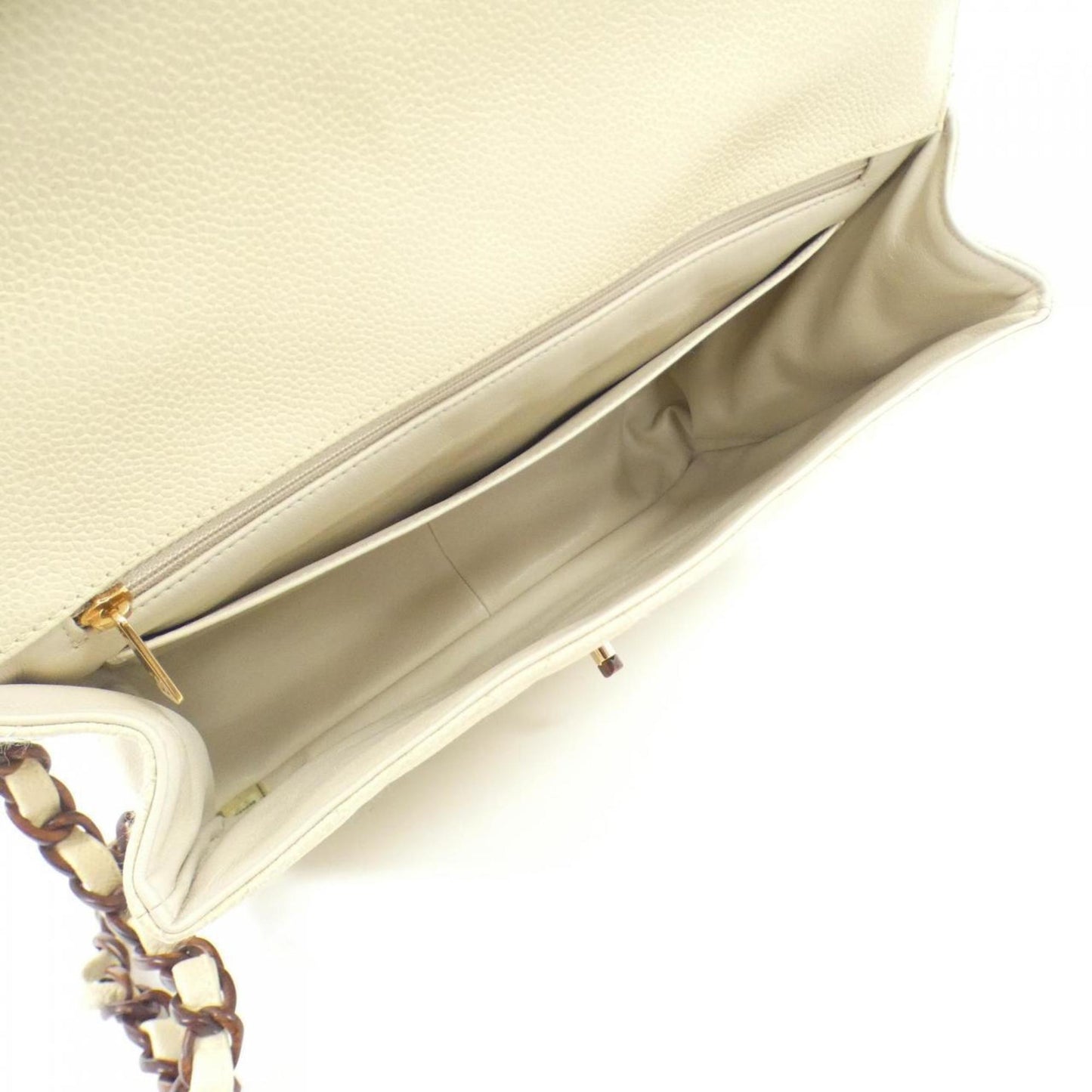 Chanel Brown Leather Jumbo